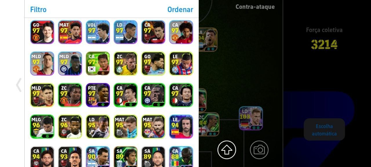 CONTA EFOOTBALL RARA! MESSI 110 + MUSIALA + FERRAN TORRES BUGADO E++++!