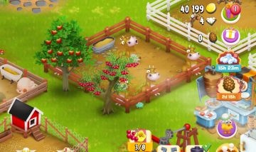 Fazenda Hay Day Nível 32 | 40k Moedas | Área de Pesca + Barco itens de Expansão