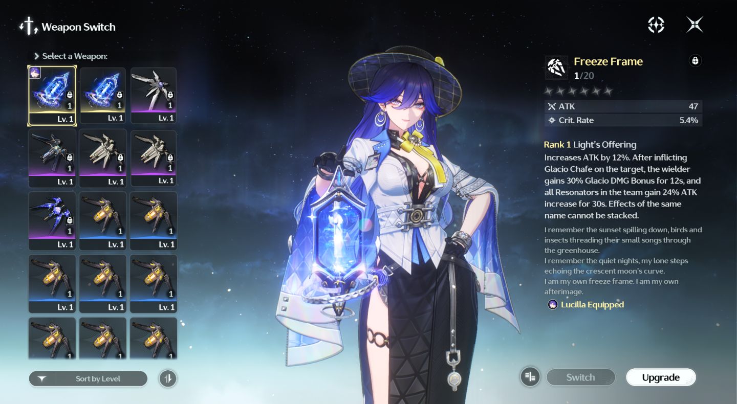 LUCILLA S4 + ARMA ASSINATURA X2 - WUTHERING WAVES