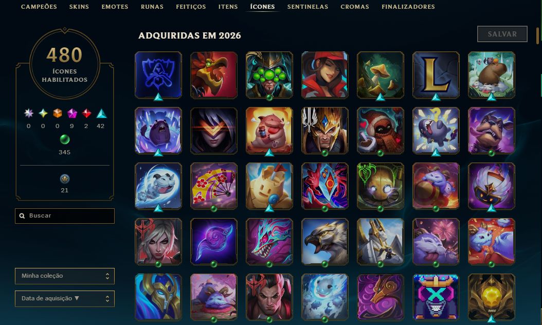 Conta League of legends