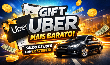 Gift Card Uber Digital | Resgate na Sua Conta - Entrega Rápida!