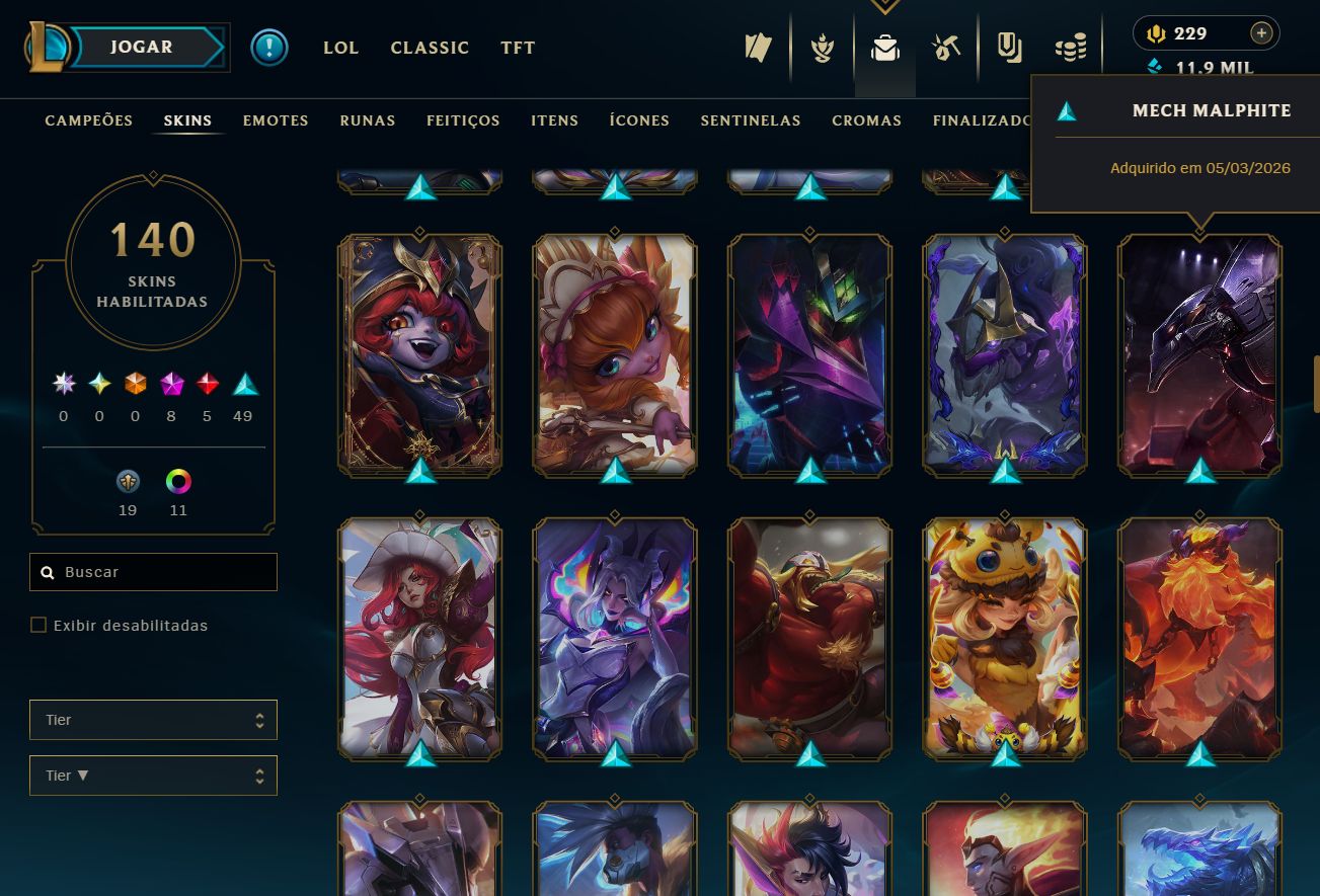 CONTA DE LOL NEO PAX SIVIR