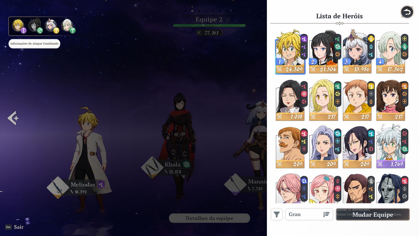 7DS ORIGIN CONTA END GAME COM MUITOS PERSONAGENS (77k)