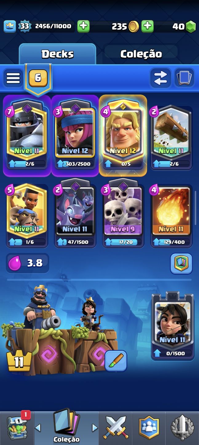 Conta Clash Royale conta rara