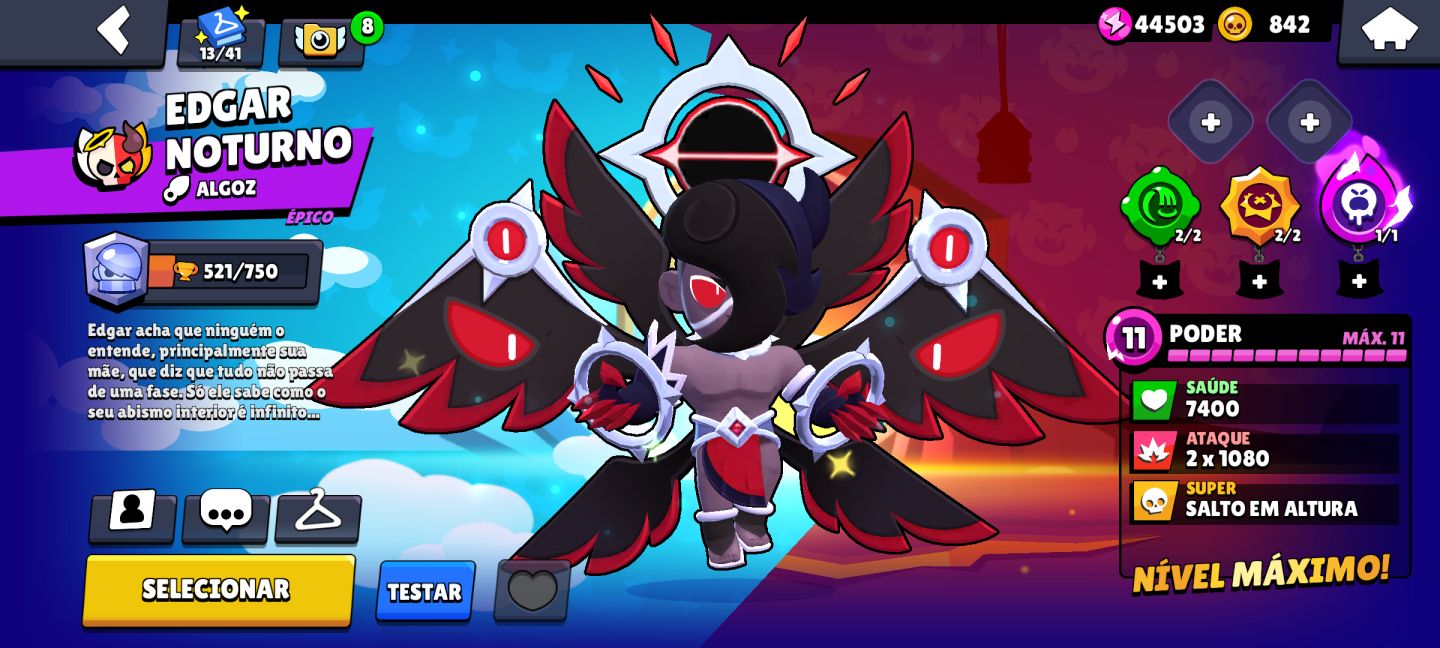CONTA DE BRAWL STARS 38.300+ TROFÉUS 101 BRAWLERS SKINS EXCLUSIVAS