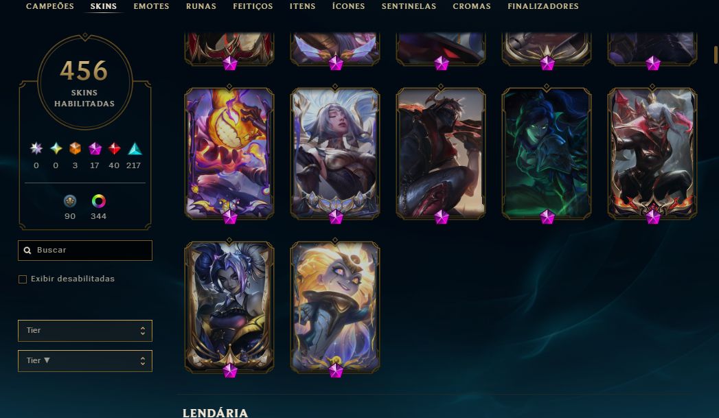 CONTA MAIN ADC LEAGUE OF LEGENDS EX CHALLENGER