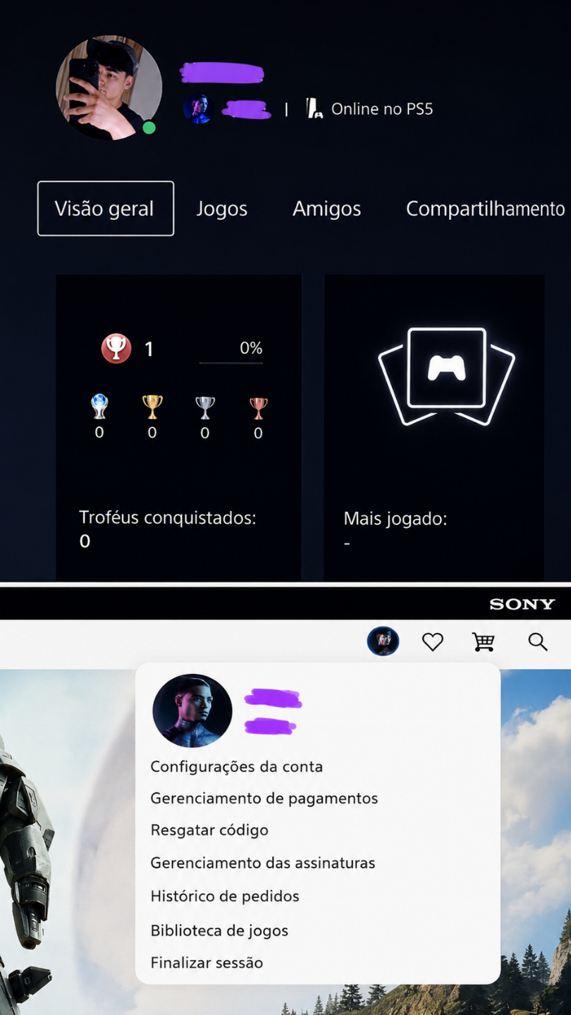 CONTA PLAYSTATION EXCLUSIVA E UNICA PARA COLECIONADORES EXTREMAMENTE BARATA/RARA