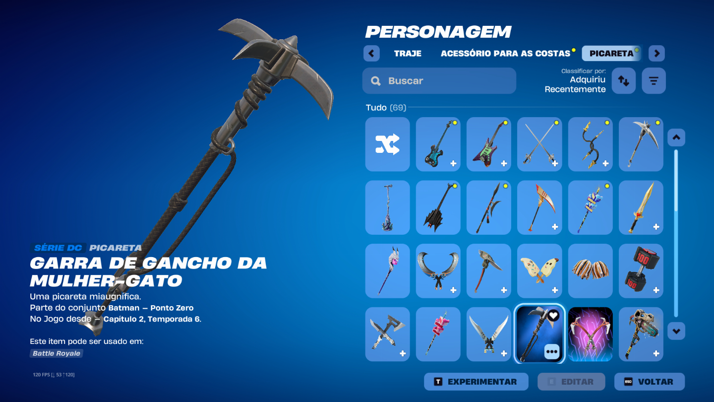 CONTA FORTNITE OG - TEMP. 3,4,5,7,8,9 + LARA CROFT