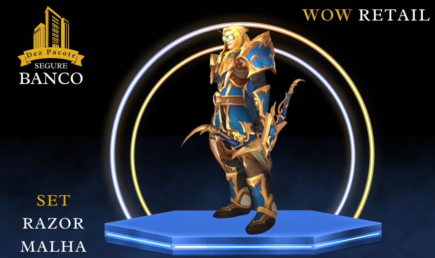 World of Warcraft - (Skins Transmogs) Armaduras - WoW RETAIL