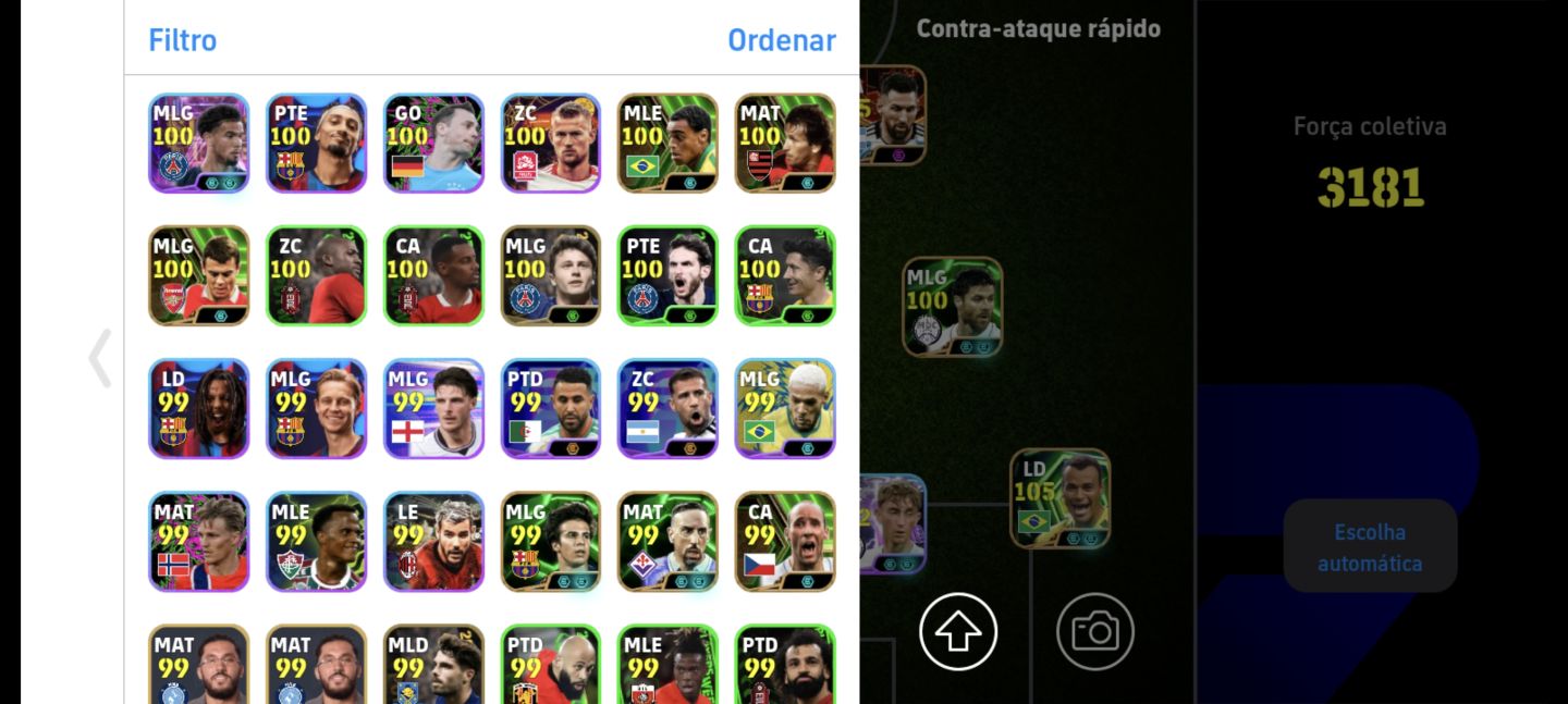 CONTA COM NEYMAR MSN + MESSI BIG TIME E ETC