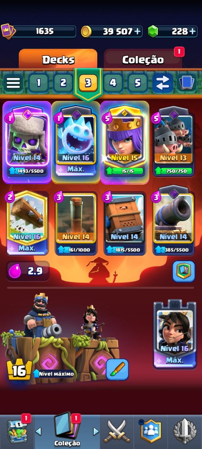 Conta de clash royale top, bem upada, alto nível e pronto pra uso.
