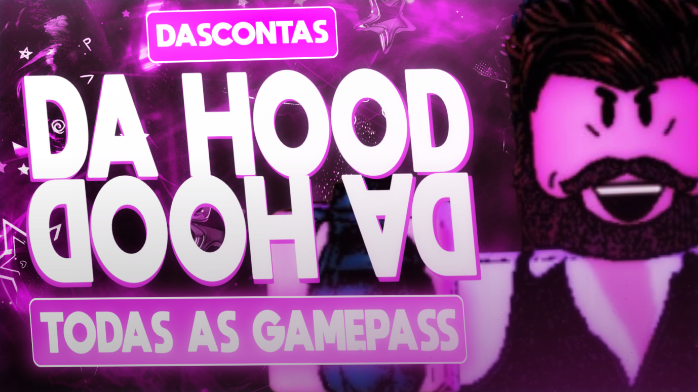 DA HOOD TODAS AS GAMEPASS/ROBLOX/ENTREGA RAPIDA/ENTREGA VIA PRESENTE/MELHORPREÇO
