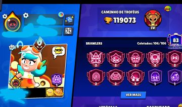 CONTA BRAWLSTARS 119K SUPER GEMADA QUASE FULL