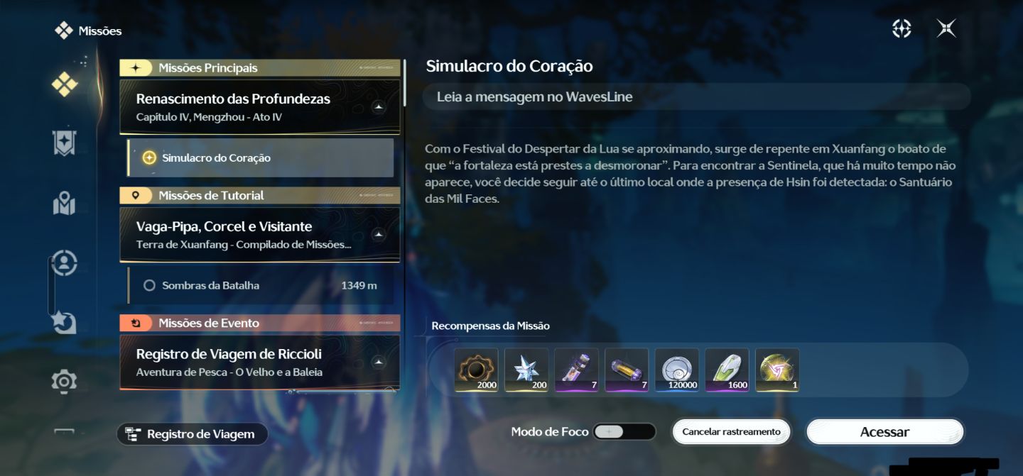 Conta wuthering waves Yangyang s4 com assinatura Lynae+assinatur suisui