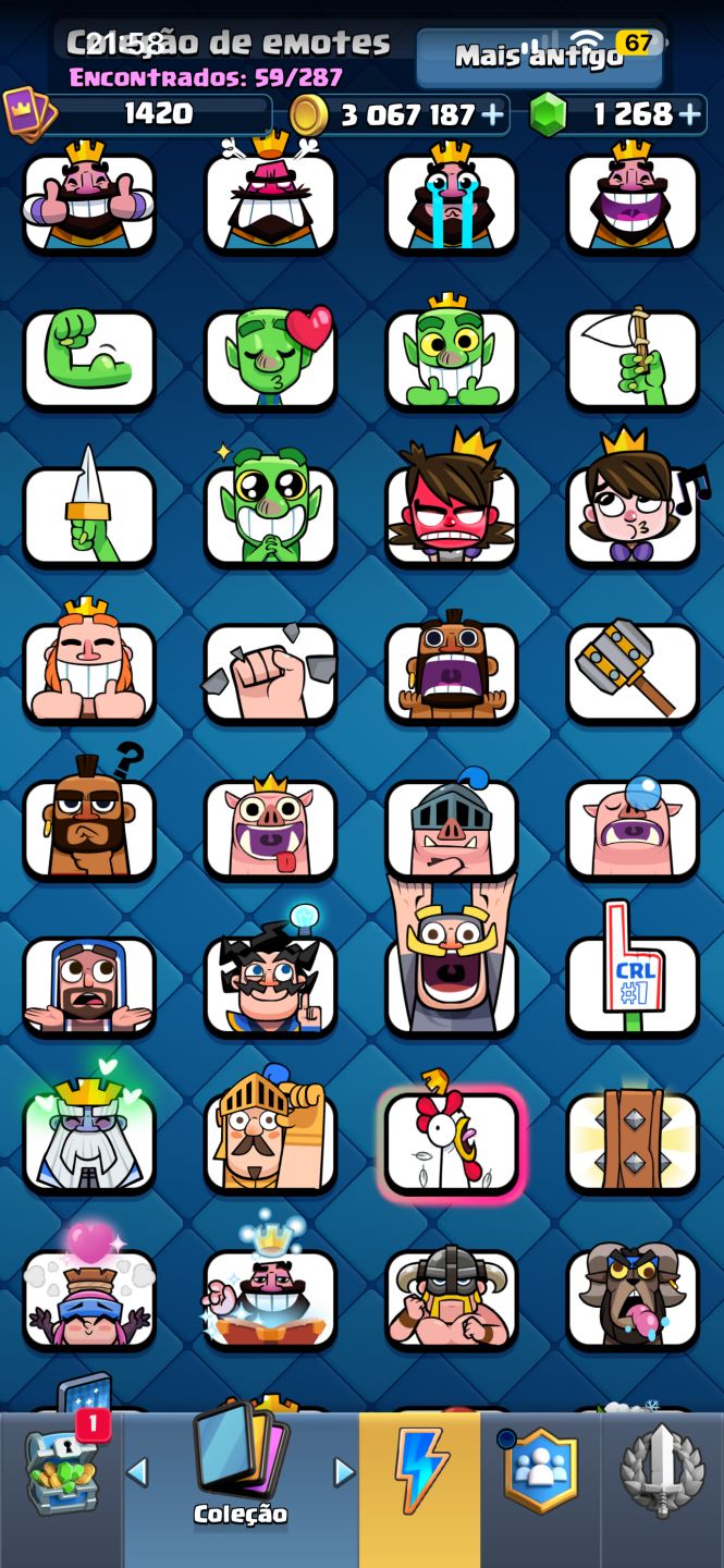 Conta de clash 13.800K