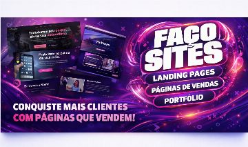 [ Mais Barato ] Faço Landing Pages Para Usar Como Portifolio