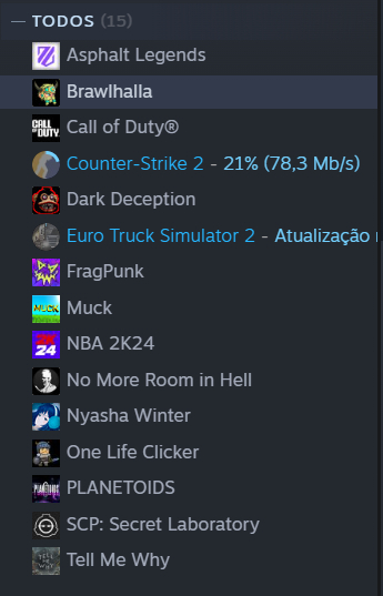 Conta Steam nba 2k24 e Euro truck