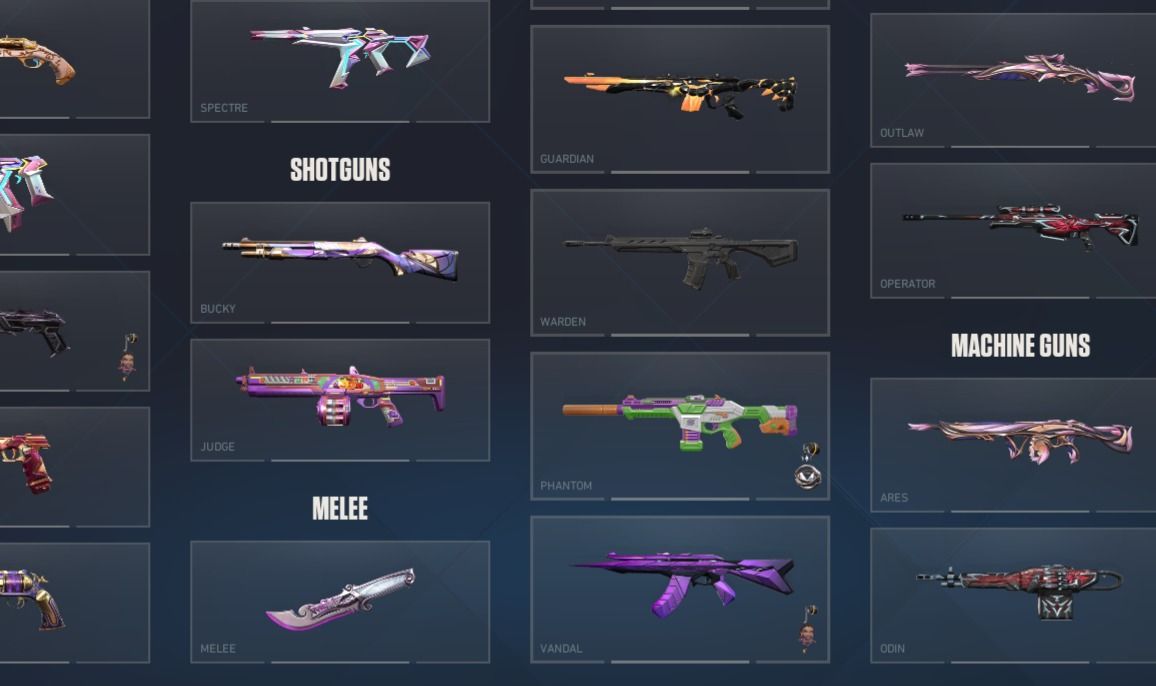 Valorant ASC 3 Varias Skins +2000 gastos