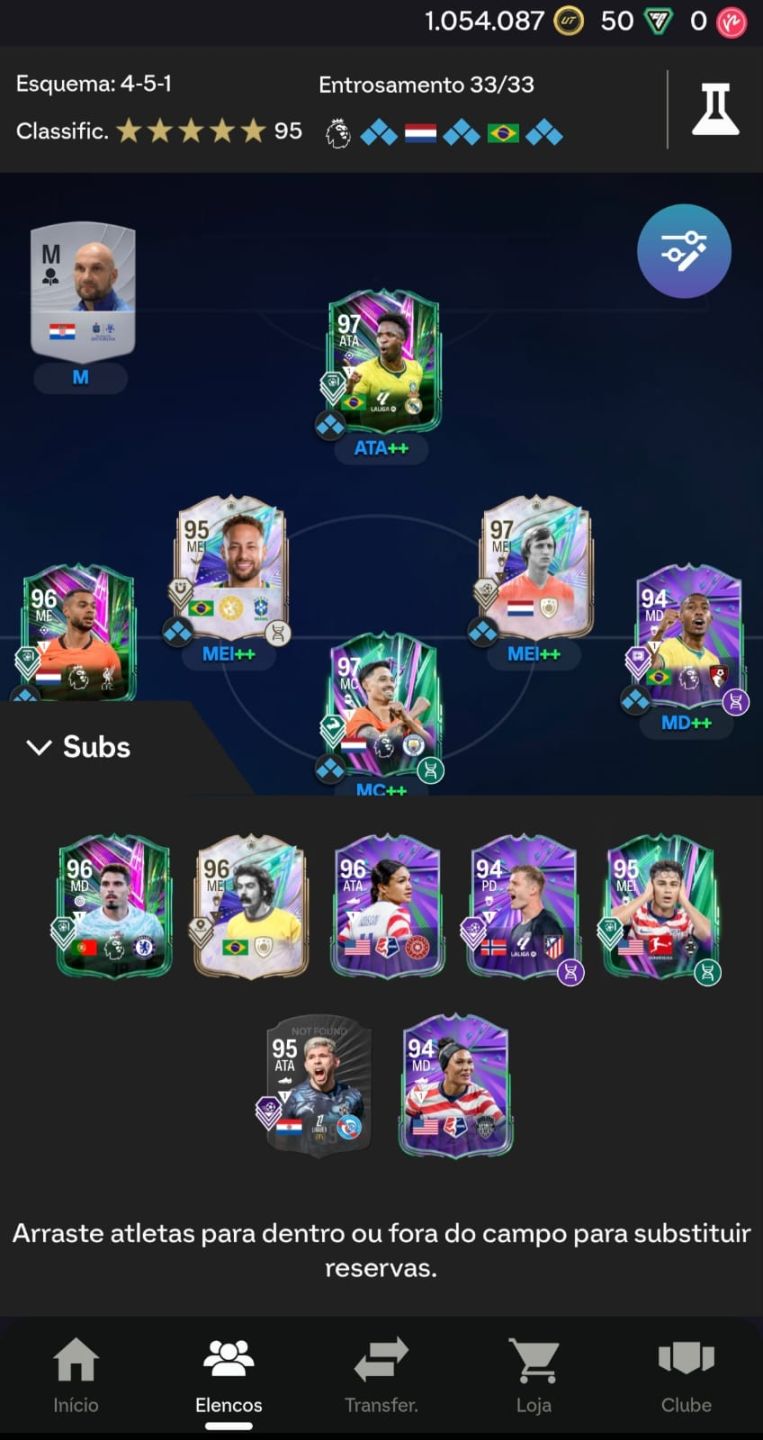 CONTA ULTIMATE TEAM EA FC 26 FIFA PLAYSTATION VINI JR NEGOCIAVEL