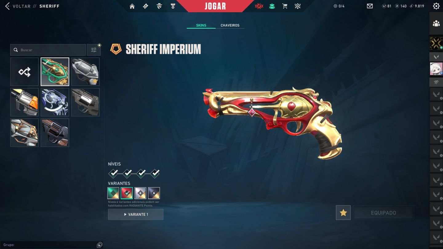 Conta Ascendente, peak elo Imortal (Vandal Champions 2021, mais de 2.5k gastos)