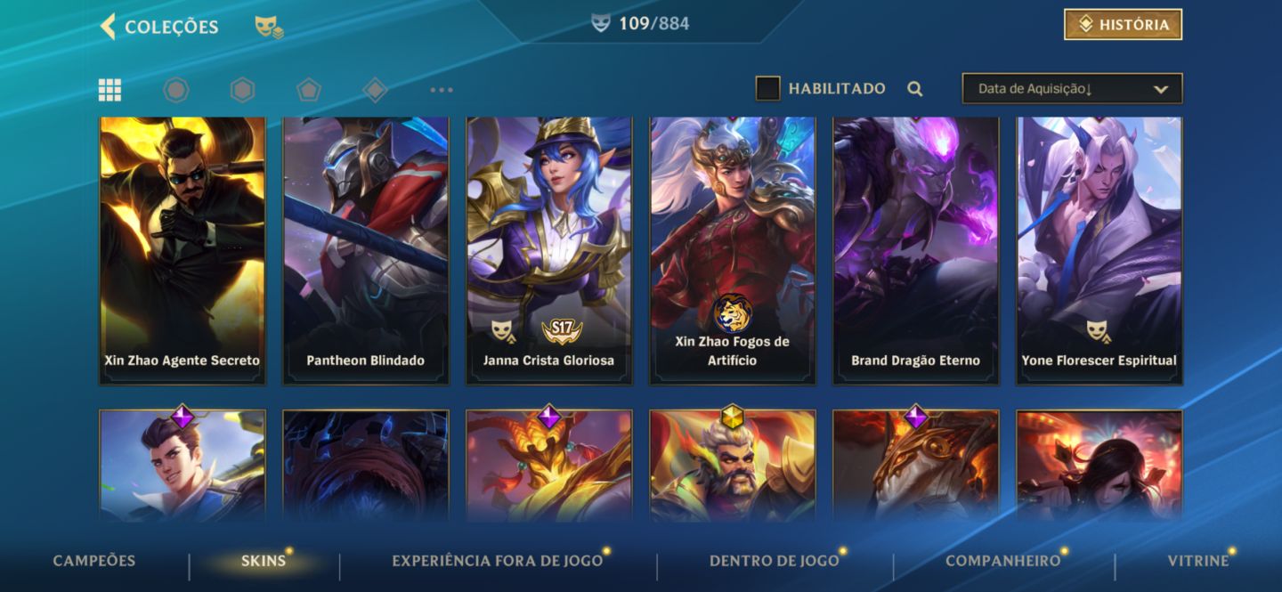 CONTA WILD RIFT 109 SKINS + RANKS EXCLUSIVOS