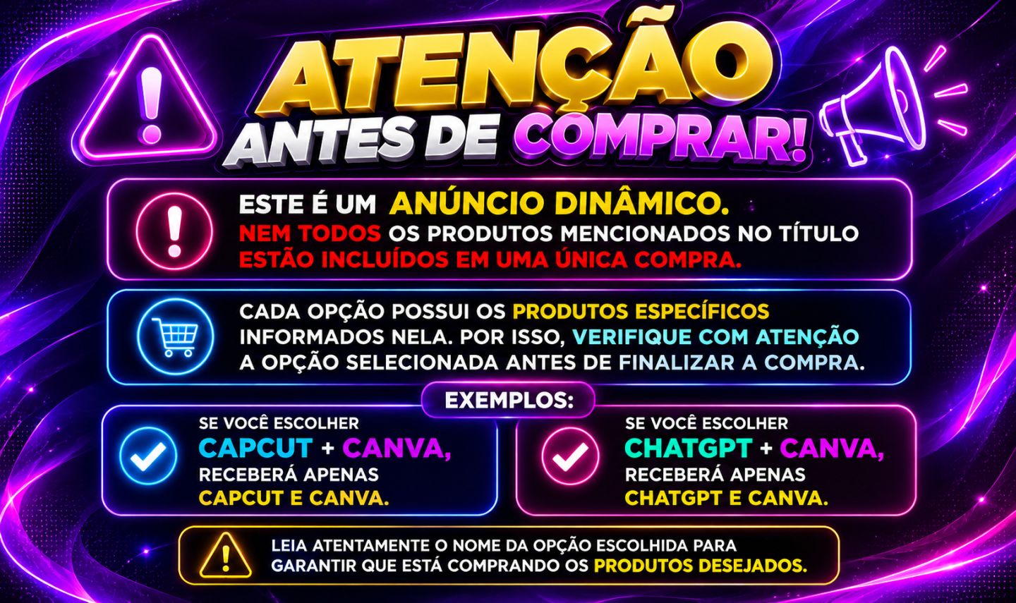 CAPCUT PRO + CANVA PRO | CHATGPT GO + CANVA PRO | 30 DIAS | LEIA A DESCRIÇÃO