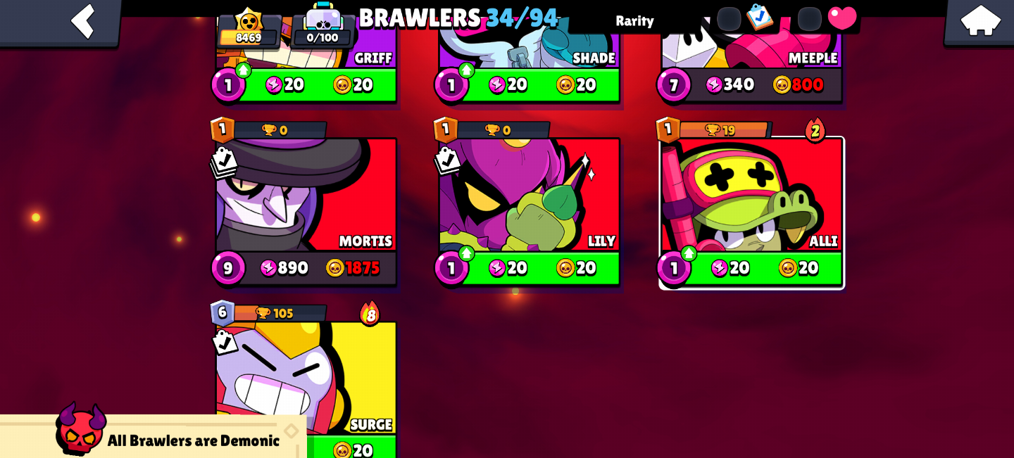 CONTA DE BRAWL STAR DE 2019!!!