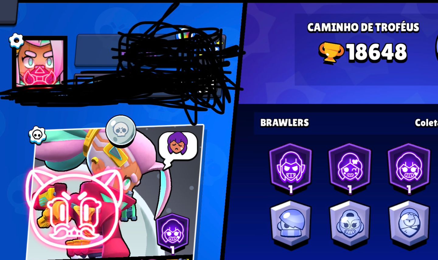 CONTA BRAWL STARS TOP TODOS OS HERÓIS & SKINS LENDÁRIAS