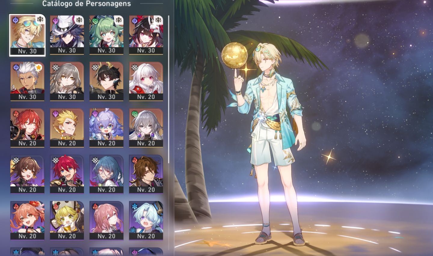 Reroll Waventurine + Ashveil + Sparkle + Archer + Gilgamesh + Permansor + Huo