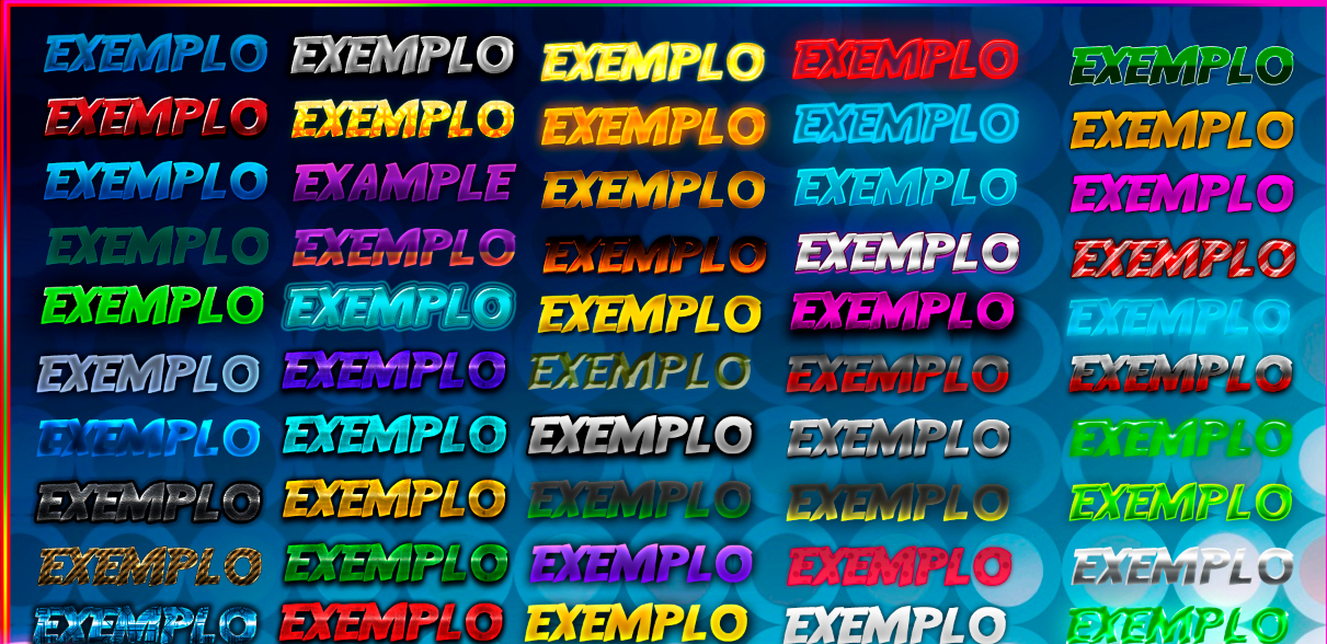 Pack de Textos Editáveis PSD Efeitos Profissionais para Photoshop