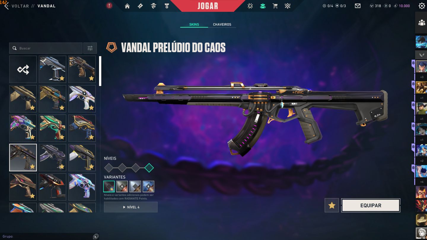 Conta Muito Rara 4600 Gastos 164 skins - As melhores skins, kuronami, champions