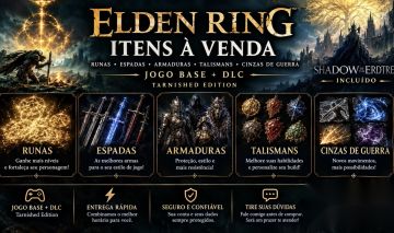 Somente PC/Steam,Venda de items, dlc e runas Elden ring. Melhor preço do mercado