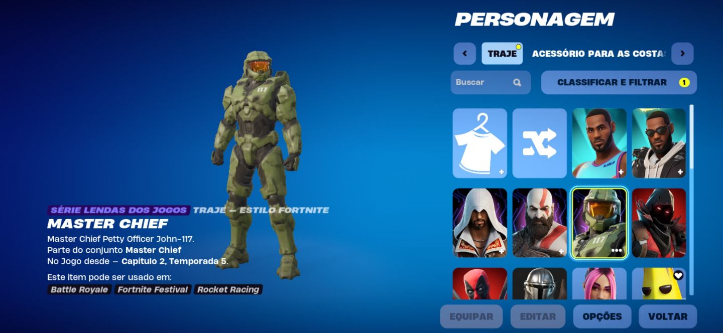 Conta Fortnite/Epic cheia de skins e Jogos