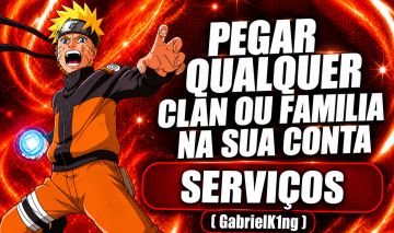 MENOR PREÇO NINJA TIME - PEGOU QUALQUER (CLAN) OU (FAMILIA) NA SUA CONTA