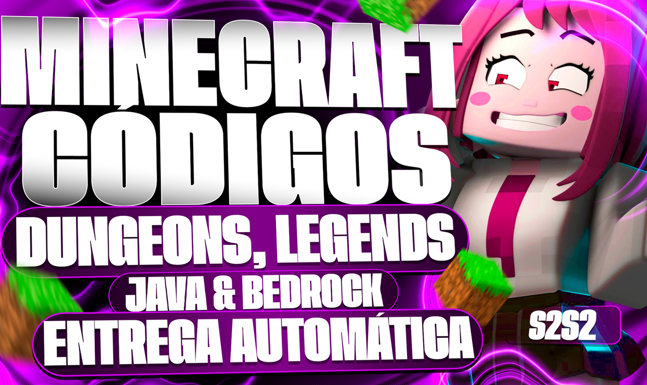 MINECRAFT JAVA E BEDROCK DUNGEONS LEGENDS DLCS + BRINDE[ENTREGA AUTOMÁTICA]