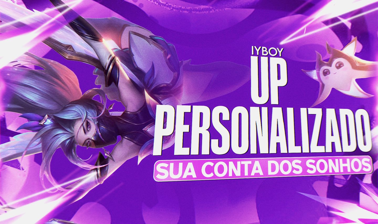 Up de conta personalizado | wild rift