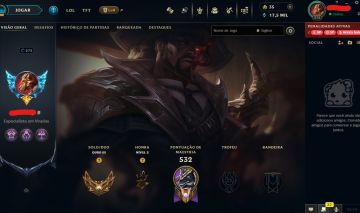 CONTA DE 2016 - 105 SKINS - LVL 272 - 142 CAMPEÕES - 17K DE EA - 13 CROMAS