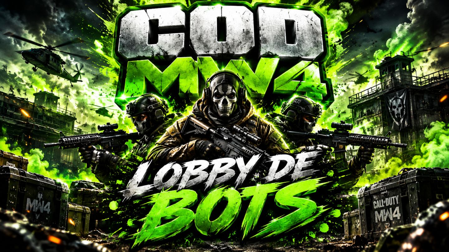 Call Of Duty COD Modern Warfare 4 MW4 BOT LOBBYS MENOR PREÇO