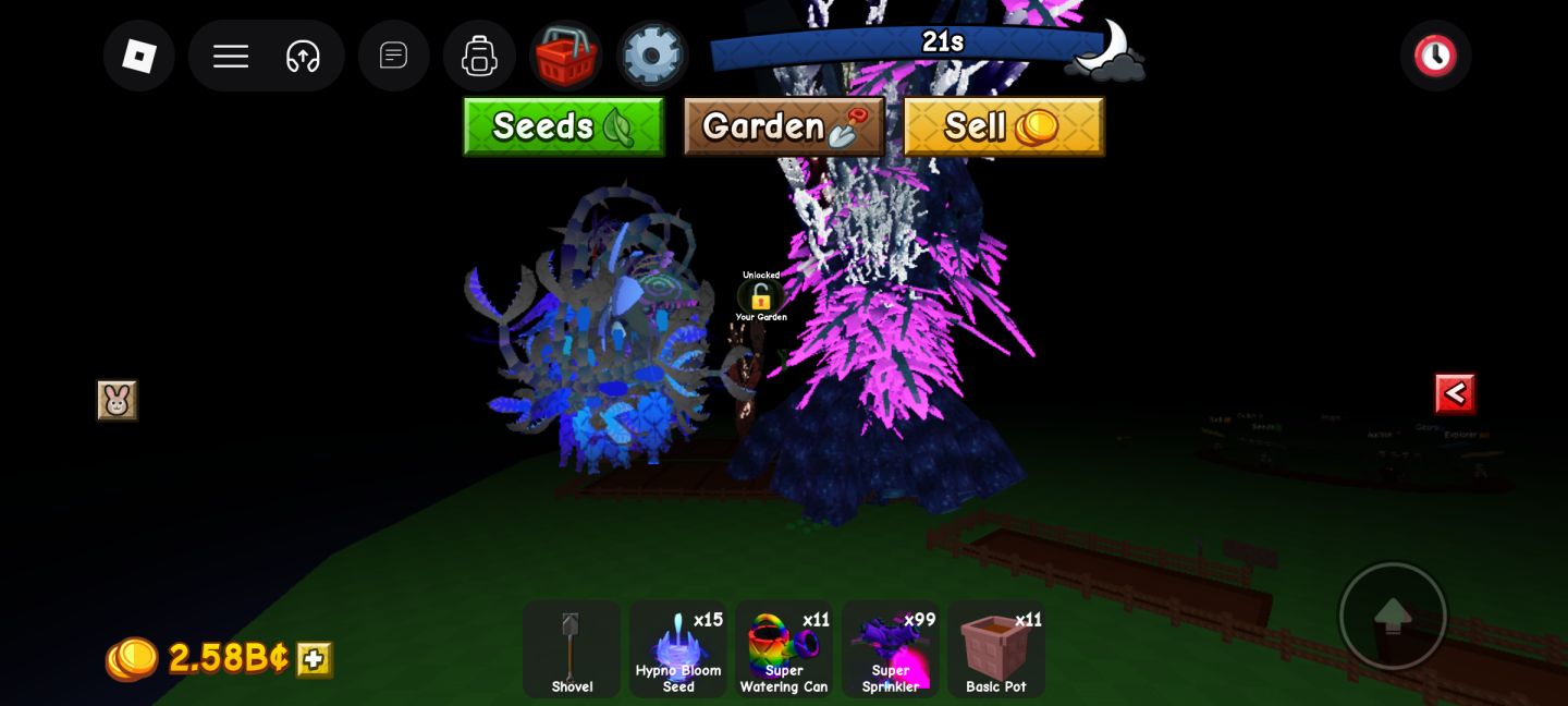 Conta Roblox básica , Focada em Grow a Garden 2