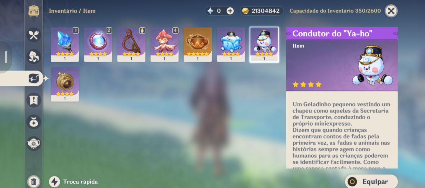 Conta com Arataki Itto e Chiori ambos com assinatura