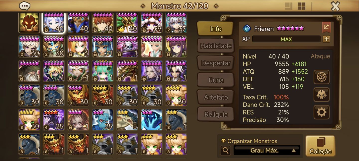 BAIXOU! Conta Summoners War 2LDS - Juiz 1 RTA MAIS DE 250 6
