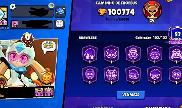 CONTA DE BRAWL 100K FULL ACESSO