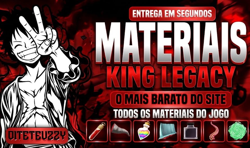 MATERIAS KING LEGACY // HD TAIL // FENIX TEAR / SEA BLOOD // CRAB ARMOR //BARATO
