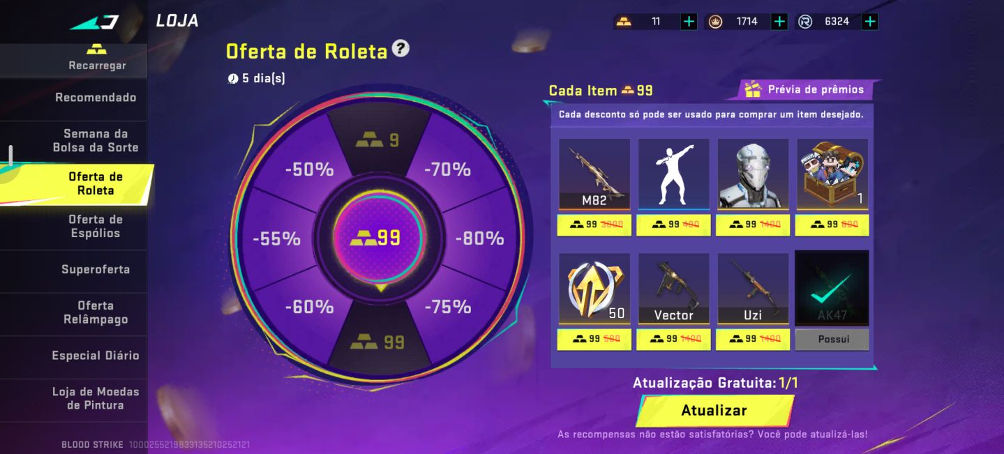 Conta com várias ultras e skin única do Enzo Fernandez limitada