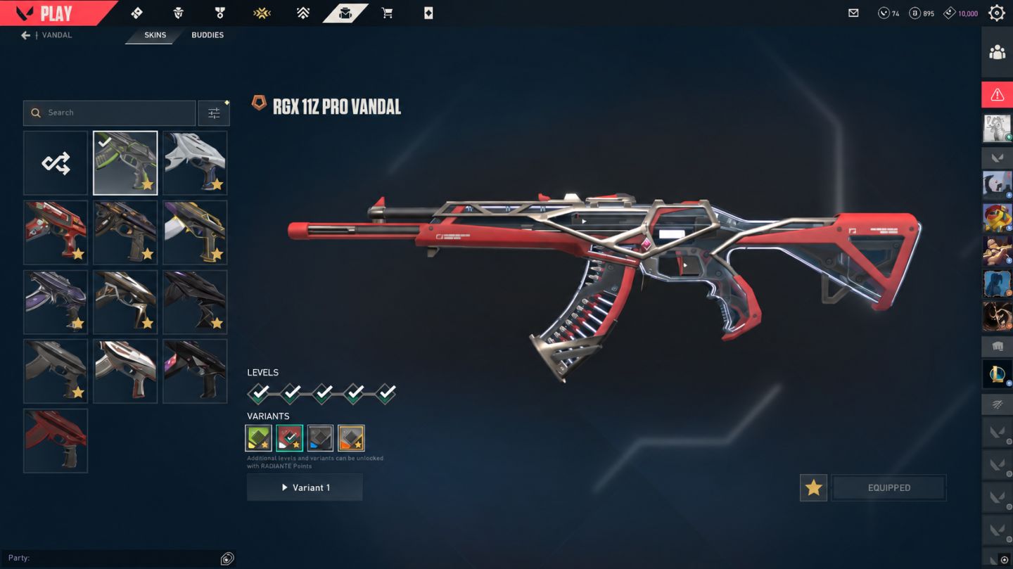 CONTA GEMADA VALORANT MUITAS SKINS PEAK ELO IMORTAL
