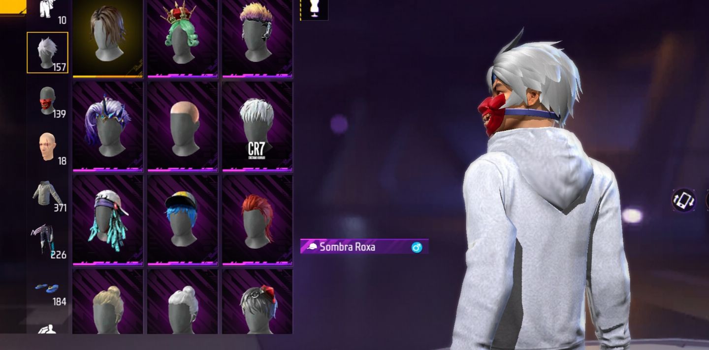 CONTA FF COM PASSE ANTIGO | LEVEL 65 | CALÇA ANGELICAL | MÁSCARA BARBA | +skins
