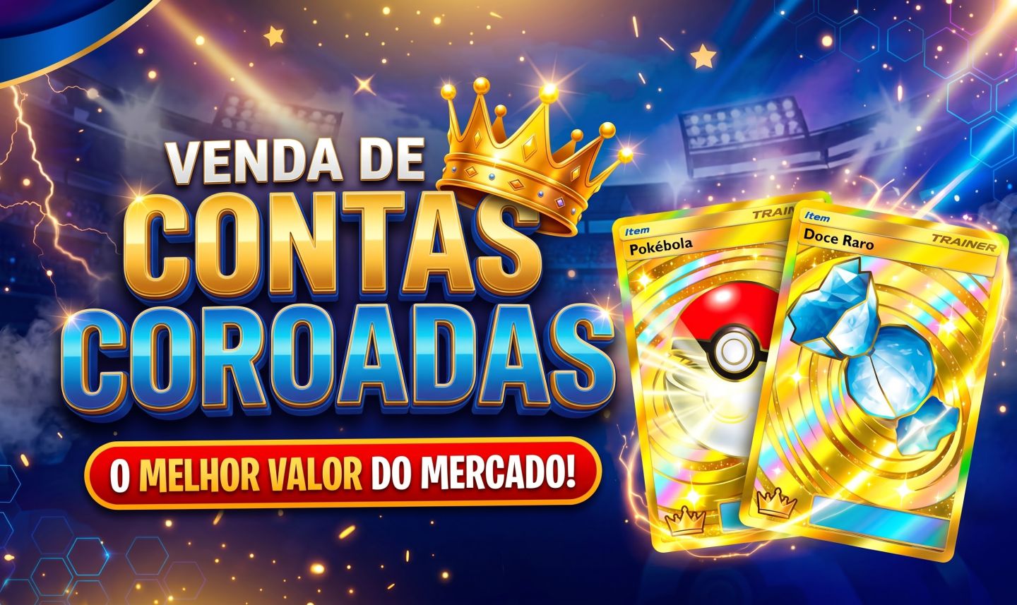 Contas coroadas pokébola/rare candy + ampulhetas no MAXIMO