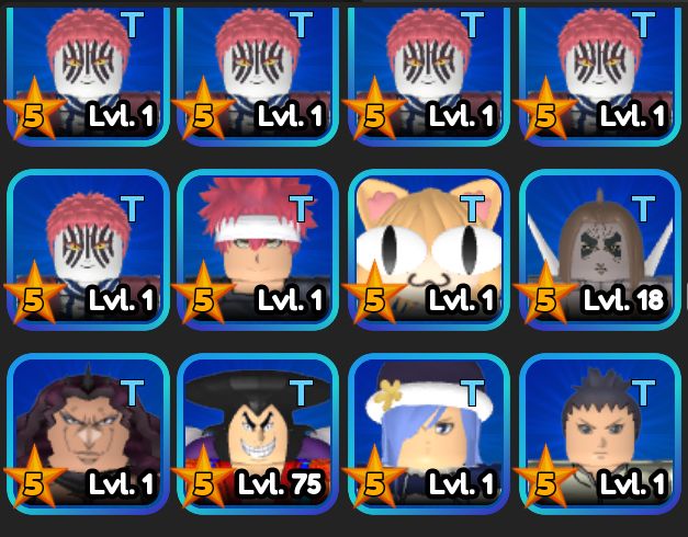All Star Tower Defense | Serviços | Personagens