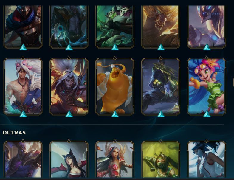 LEVEL 602 | 201 SKINS FULL CHAMP | PLATINA 2 | 90K EA | FULL ACESSO