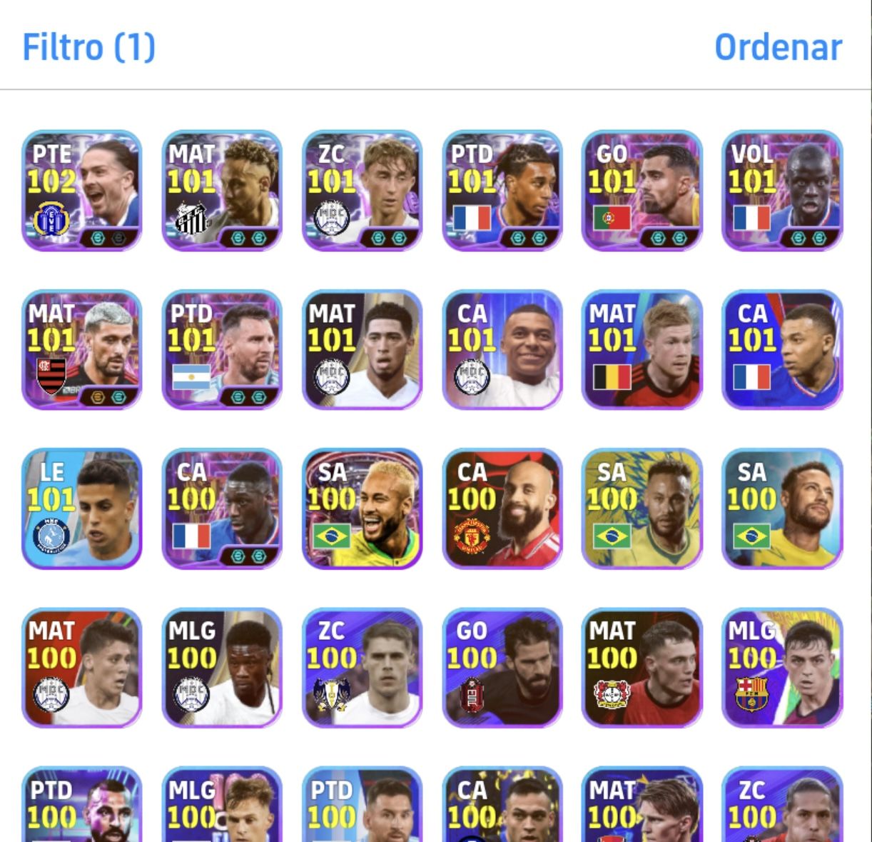 Conta efootball mobile full ankara messi, etoo, gullit cabeçada matadora